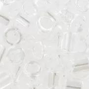 Miyuki Delica 8/0 DBL0050 - Luster Crystal x8g