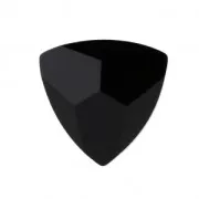 Cabochon triangolo PureCrystal 4799 9 mm Jet x 1