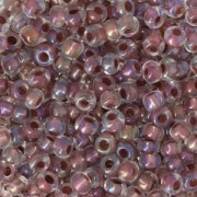 Perle di semi Preciosa 9/0 2,5 mm - Cristallo marrone rivestito AB x10g|raw }}
