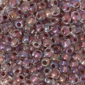 Perle di semi Preciosa 9/0 2,5 mm - Cristallo marrone rivestito AB x10g