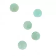 Cabochon rotondi 4mm Amazonite x5