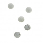 Cabochon rotondi 4mm Howlite x5|raw }}