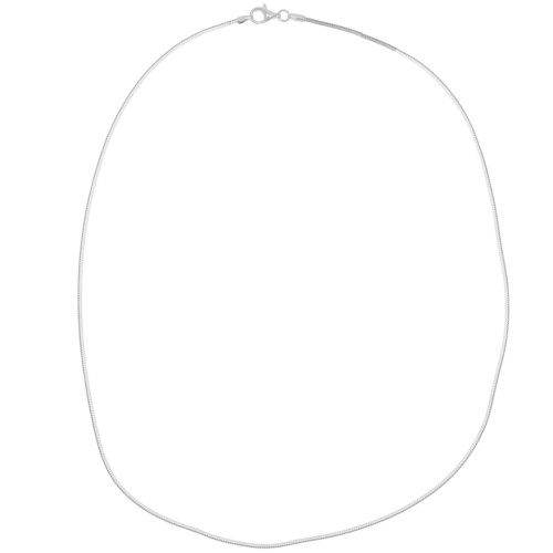 Girocollo snake quadrato Argento 925 1,40 mm x44 cm 