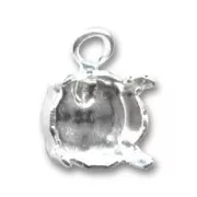 Castone pendente PureCrystal 1028/1088/1122 mm. 8 argentato