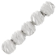Perline rotonde con diamante 2 mm - Argento 925 x50