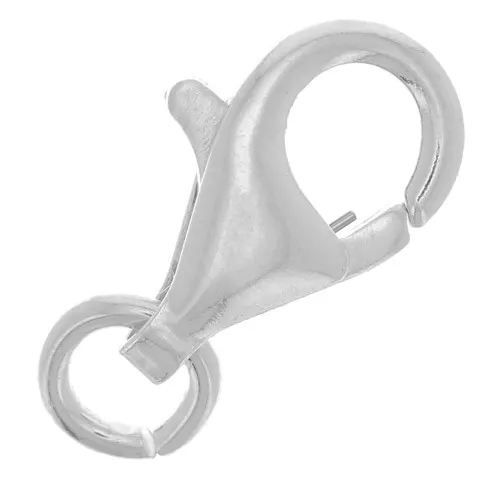 Chiusura a moschettone in argento 925 da 11 mm x1