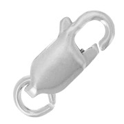 Ganci a moschettone lunghi 12 mm - Argento 925 x20