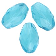 Aquamarine - Olive sfaccettate 12x7,5 mm Acquamarina x20 Olive sfaccettate 12x7,5 mm Acquamarina x20