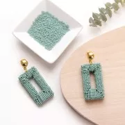 Orecchini mezze-palline mm. 10 black nickel x2