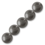 Perline PureCrystal 5810 mm. 6 Dark Grey Pearl x10|raw }}