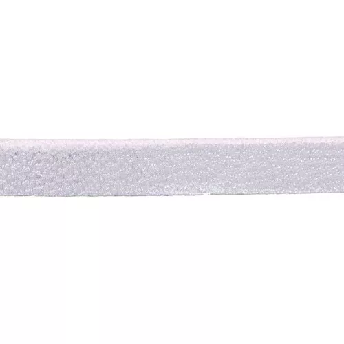 Laccetto cuoio rigenerato doppio lato 6 mm - Rose metallizzato x50cm