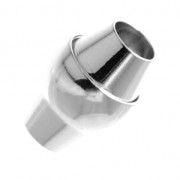 Fermoir aimanté pour bracelet cordon 4 mm - Argento 925 x1|raw }}