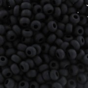 Perle di semi Preciosa 9/0 2,5 mm - Jet Mat x250g|raw }}