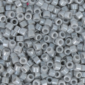 Miyuki Delica 11/0 DB1570 - Opaque Ghost Grey Luster pacco da 100g