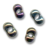 Perline di vetro Farfalles Peanut 4x2 mm - Brown Iris x20g|raw }}