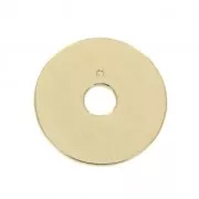 Medaglia rotonda motivo etnico con foro centrale 20 mm Placcato oro 3 microns x1