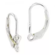 Orecchini con ganci chiusi Fiore di lys in Argento 925 x2