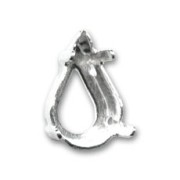 Castone PureCrystal 4300/4328 mm. 13x7,8 argentato|raw }}