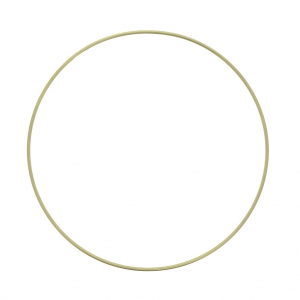 Cerchio nudo in metallo per acchiappasogni e abat-jour 25cm oro antico