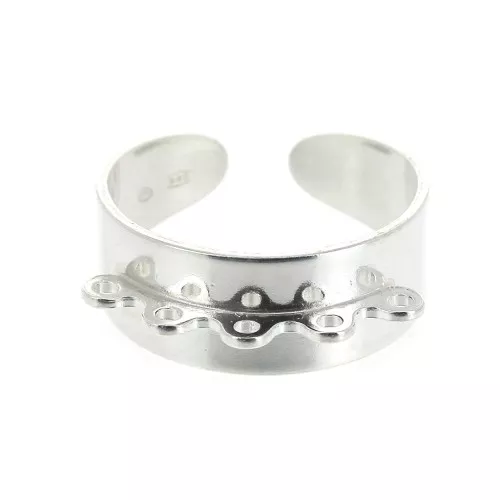 Anello 5 asole Argento 925 x1