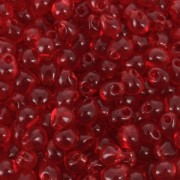 Mini-gocce Miyuki 3.4 mm DP140 - Transparent Red Orange x8g