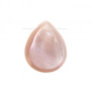 Madreperla goccia 8x10 mm Rosa x1
