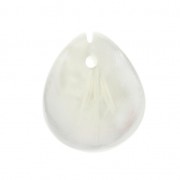 Foglia di madreperla 12x10 mm Naturale x1