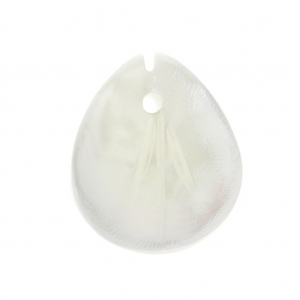 Foglia di madreperla 12x10 mm Naturale x1