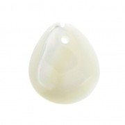 Foglia di madreperla 12x10 mm Naturale  x1