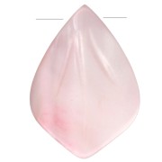 Petalo in madreperla 14x10 mm - Rosa x1