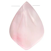 Petalo in madreperla 14x10 mm - Rosa x1
