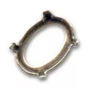 Castone PureCrystal 4120 ovale mm. 14x10 bronzo