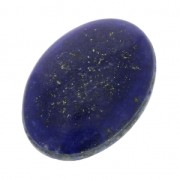 Cabochon ovale - pietra con fessura per macramè 25x18 mm Lapis Lazuli x1
