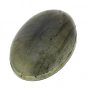 Cabochon ovale - pietra striata per macramè 25x18 mm Labradorite x1|raw }}