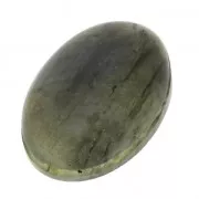 Cabochon ovale - pietra striata per macramè 25x18 mm Labradorite x1