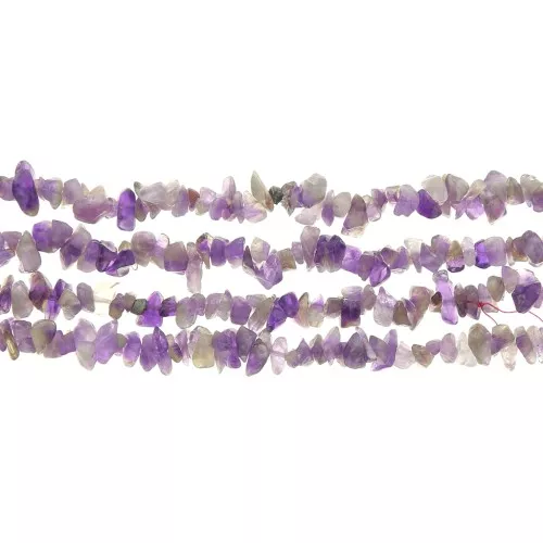 Perle di chips Ametista 5 - 8 mm x78 cm