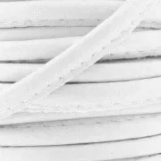 Cordon cuir surpiqué 4 mm