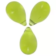 Gocce mm. 6x9 Olivine  x25