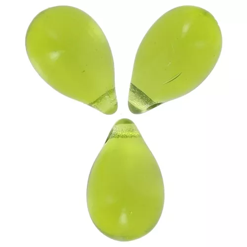 Gocce mm. 6x9 Olivine x25
