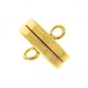Chiusura magnetica 9x3.6 mm dorato con oro fino x1