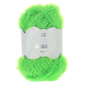 Creative Bubble - Filo per spugna tawashi Verde fluo x50g