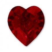 Cabochon PureCrystal 4884 Cuore mm. 11x10 Siam|raw }}