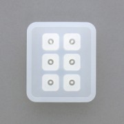 Stampi in silicone per perle losanghe di 12 mm in resina