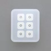 Stampi in silicone per perle losanghe di 12 mm in resina