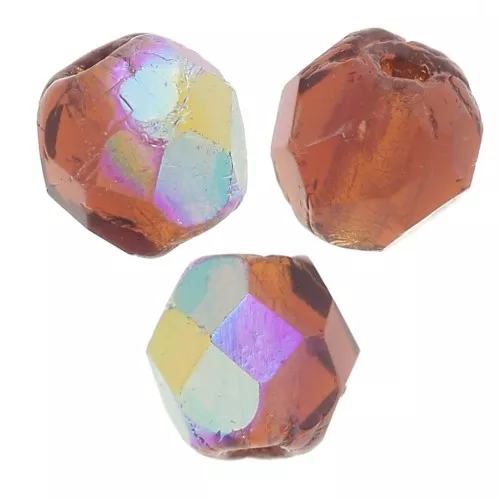 Sfaccettate mm. 4 Dark Topaz AB x50