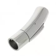 Chiusura clip/baionetta 30x8 mm per cordone 6 mm Acciao inox x1