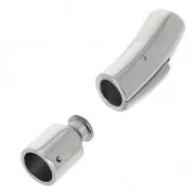 Chiusura clip/baionetta 30x8 mm per cordone 6 mm Acciao inox x1