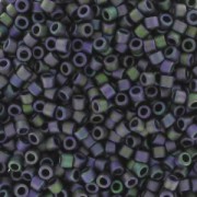 Miyuki Delica 11/0 DB1053 - Mat Metallic Plum Emerald Gold Iris|raw }}