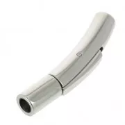 Chiusura clip/baionetta 30x5 mm per cordone 3 mm Acciao inox x1