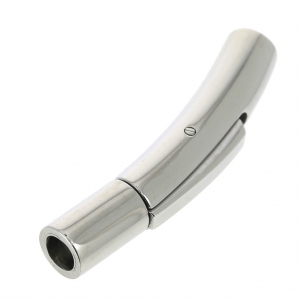Chiusura clip/baionetta 30x5 mm per cordone 3 mm Acciao inox x1